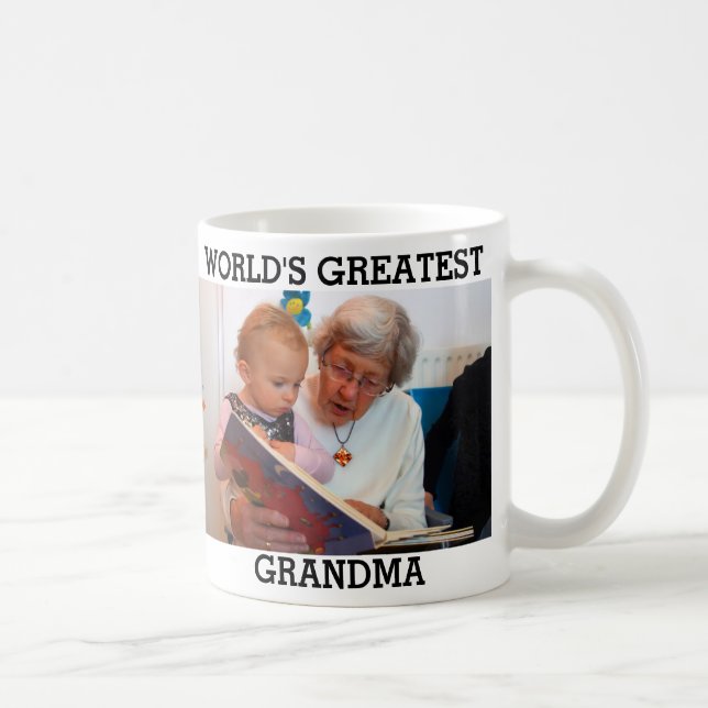 World's Greatest Grandma Photo Create Your Own Coffee Mug (Right)