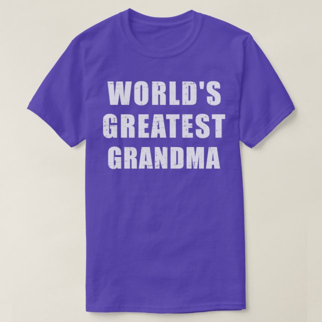 Worlds greatest grandma T-Shirt (Design Front)