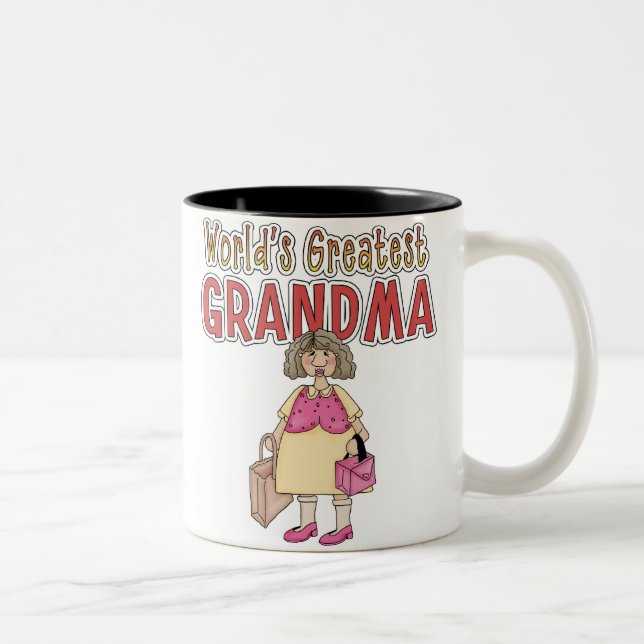 World's Greatest Grandma Two-Tone Coffee Mug (Right)