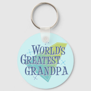 World's Greatest Grandpa Key Ring