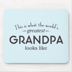 World's Greatest Grandpa Mouse Pad