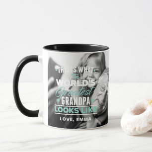 World's Greatest Grandpa   Photo Collage Mug
