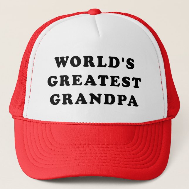 World's Greatest Grandpa Trucker Hat (Front)