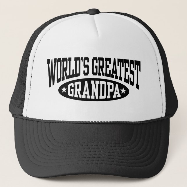 World's Greatest Grandpa Trucker Hat (Front)
