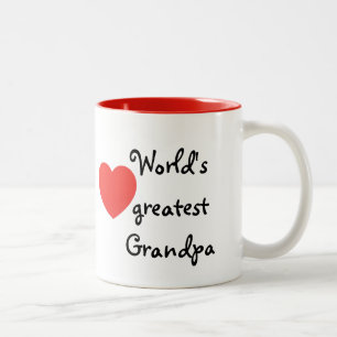 World's greatest Grandpa Two-Tone Coffee Mug