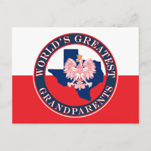 World's Greatest Grandparents Postcard