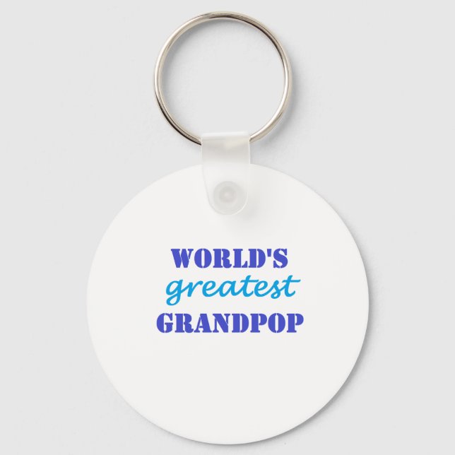 Worlds Greatest Grandpop Key Ring (Front)