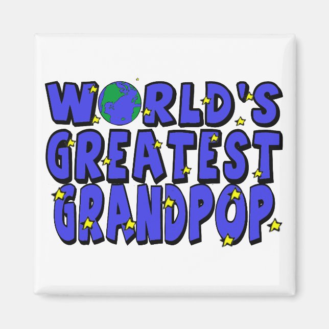 World's Greatest Grandpop Magnet (Front)