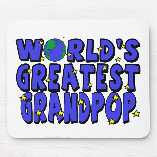World's Greatest Grandpop Mouse Pad (Front)