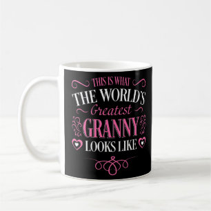 World's Greatest Granny Looks Like Grandma Mothers Coffee Mug