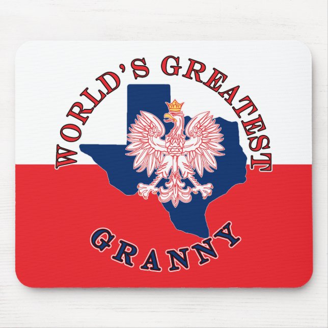 World's Greatest Granny Mouse Pad (Front)