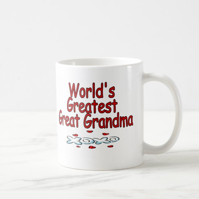 World's Greatest Great Grandma Coffee Mug (Right)