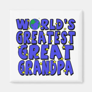 World's Greatest Great Grandpa Magnet