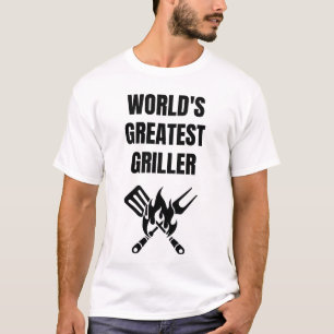 World's Greatest Griller   BBQ Master Design    T-Shirt