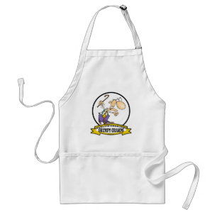 WORLDS GREATEST GRUMPY GRAMPS CARTOON STANDARD APRON