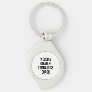 Worlds Greatest Gymnastics Coach Key Ring