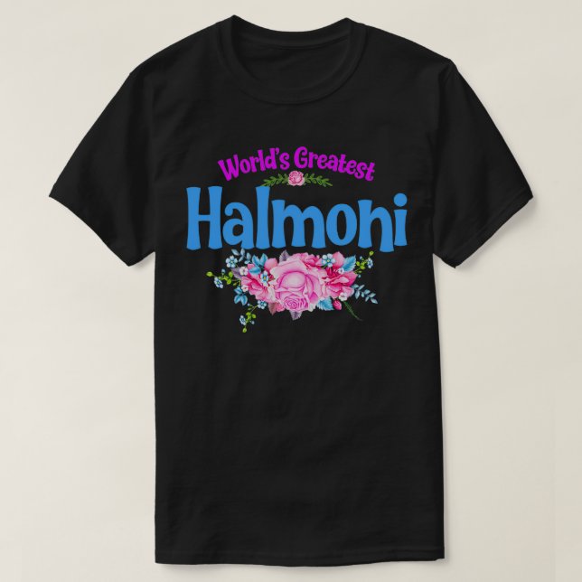 World's Greatest Halmoni  South Korean Grandma  T-Shirt (Design Front)
