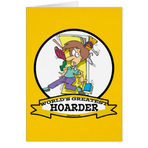 WORLDS GREATEST HOARDER WOMEN CARTOON