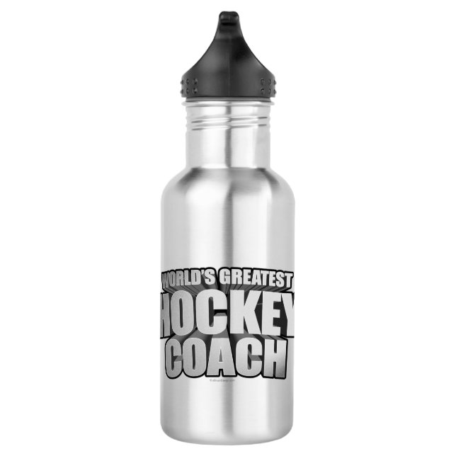 World's Greatest Hockey Coach 532 Ml Water Bottle (Right)