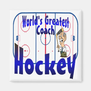 World's Greatest Hockey Coach Magnet