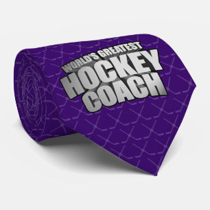 Worlds Greatest Hockey Coach Tie