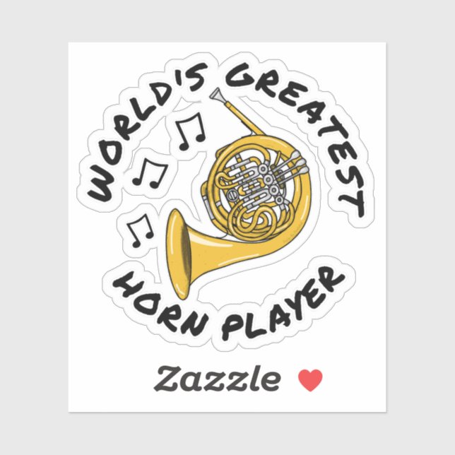 World's Greatest Horn Player, French Horn Funny (Sheet)