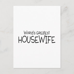 Worlds Greatest Housewife Postcard