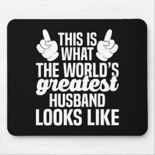 World's greatest husband _ husband ever mouse pad