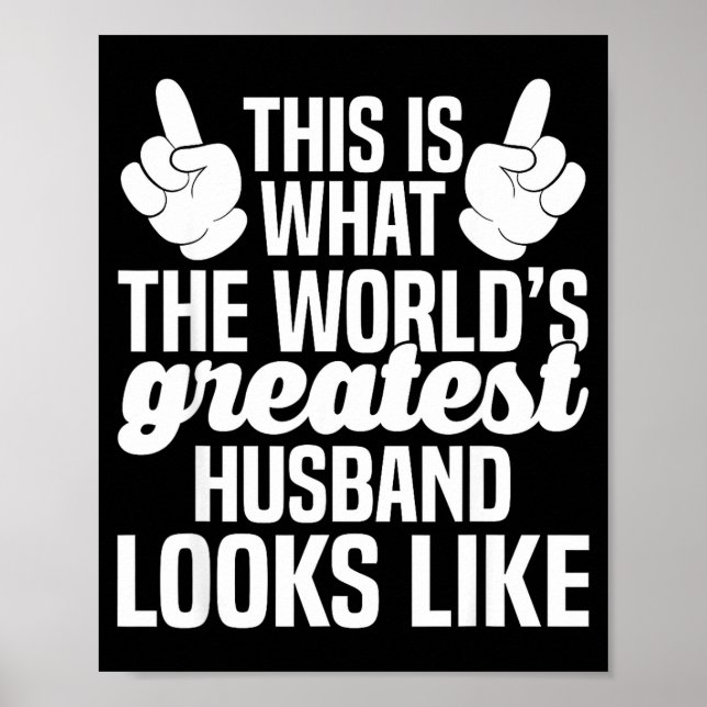 World's greatest husband _ husband ever  poster (Front)