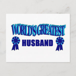 World's Greatest Husband Postcard
