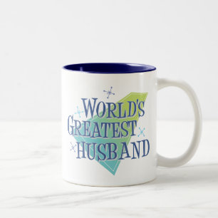 World's Greatest Husband Two-Tone Coffee Mug