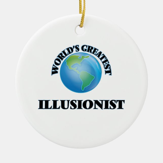 World's Greatest Illusionist Ceramic Ornament (Front)