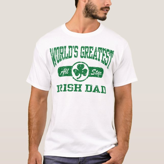 World's Greatest Irish Dad T-Shirt (Front)