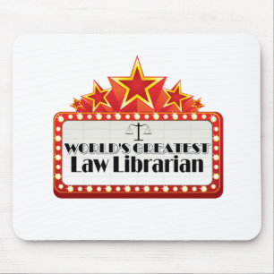 World's Greatest Law Librarian Mouse Pad