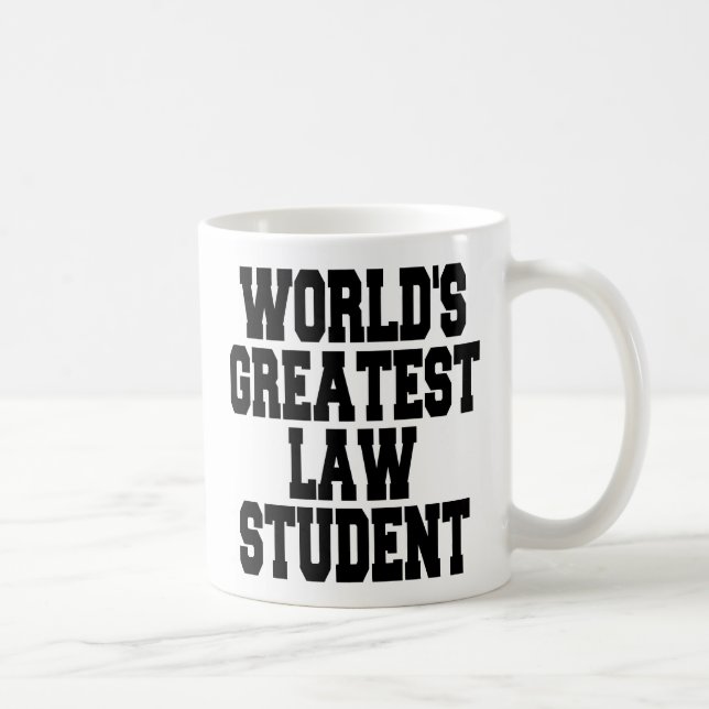 Worlds Greatest Law Student Coffee Mug (Right)