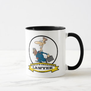 WORLDS GREATEST LAWYER II MEN CARTOON MUG
