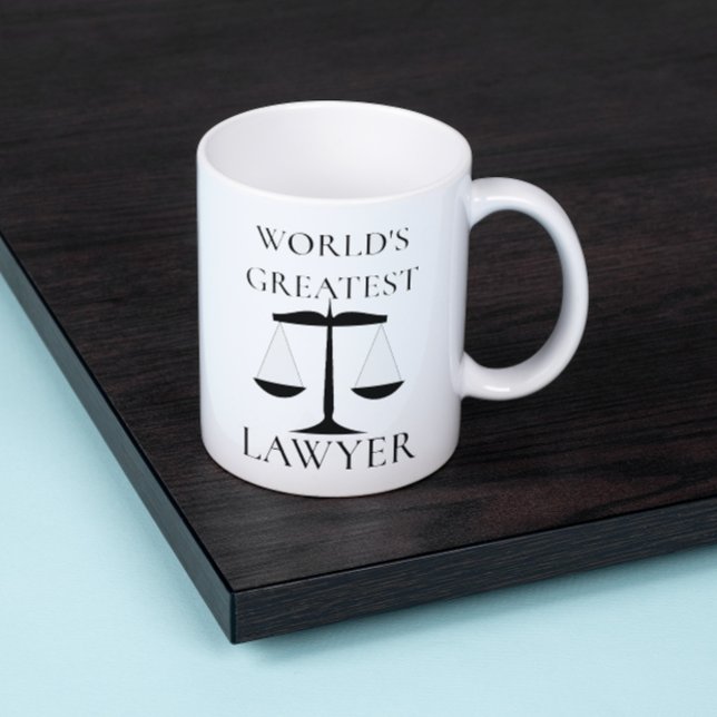 World's Greatest Lawyer Scales  Coffee Mug (Creator Uploaded)