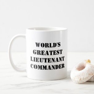 "World's Greatest Lieutenant Commander" Mug