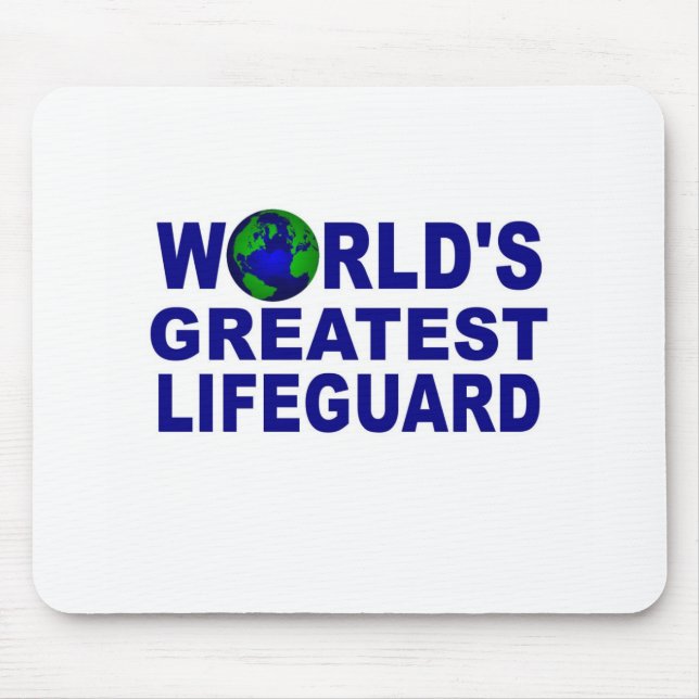 World's Greatest Lifeguard Mouse Pad (Front)