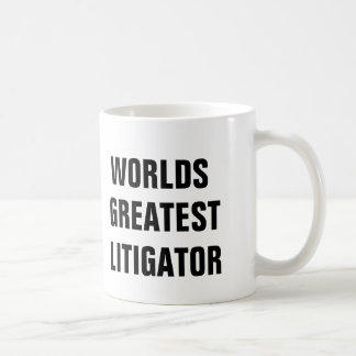 WORLDS GREATEST LITIGATOR MUG