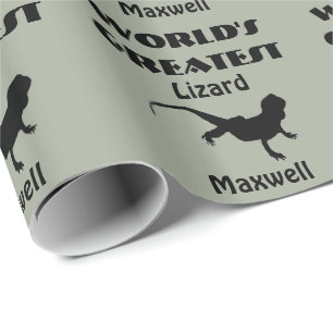 Worlds Greatest Lizard Wrapping Paper