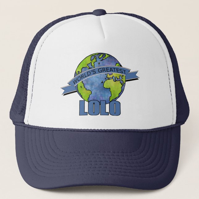 World's Greatest Lolo Trucker Hat (Front)