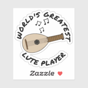 World's Greatest Lute Player Lutenist Funny