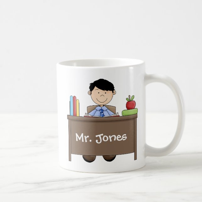 World's Greatest Male Teacher Coffee Mug (Right)