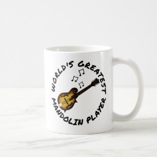 World's Greatest Mandolin Player Mandolinist Funny Coffee Mug