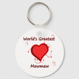 World's Greatest mawmaw Key Ring
