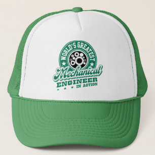World's Greatest Mechanical Engineer In Action Trucker Hat