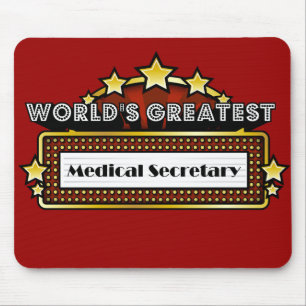 World's Greatest Medical Secretary Mouse Pad