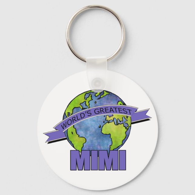 World's Greatest Mimi Key Ring (Front)