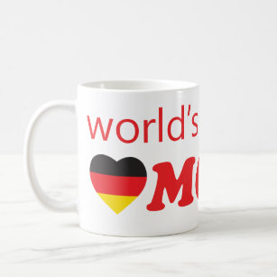 WORLDS GREATEST MOM GERMAN HEART FLAG COFFEE MUG